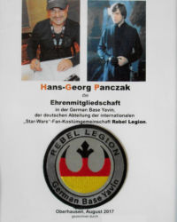 Ehrenmitglied 2017 Hans-Georg Panczak Urkunde