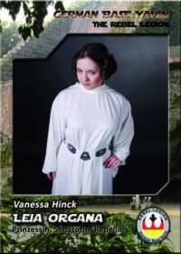 GBY Trading Card 011 Leia Organa - Vorderseite