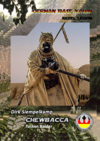 GBY Trading Card 035 Chewbacca - Vorderseite