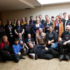 FedCon 2021, GBY-Gruppenfoto Samstag mit Team von Last Geek Tonight