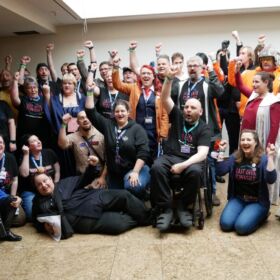 FedCon 2021, GBY-Gruppenfoto Samstag mit Team von Last Geek Tonight
