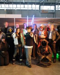 Kyriana Kratter und Robert Timothy Smith mit der Rebel Legion German Base Yavin